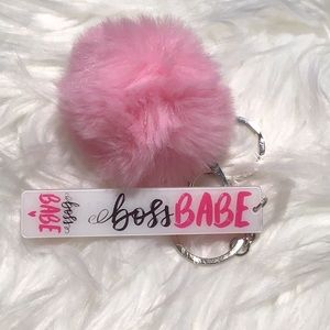 Acrylic Card puller with Pom Pom